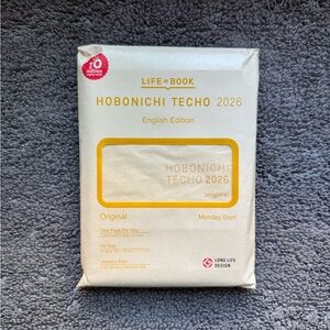 Hobonichi Techo Original Book A6 (English, 2026)